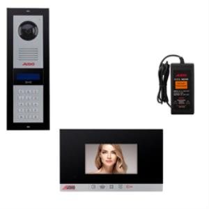 AUDIO 4 DAİRE GÖRÜNTÜLÜ SİSTEM SETİ (SİYAH ŞUBE)