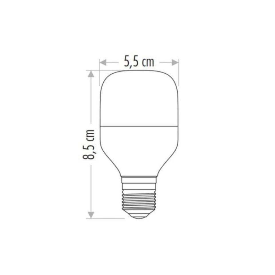 Cata CT-4329 15W 6400K (Beyaz Işık) E27 Duylu Led Torch Ampul